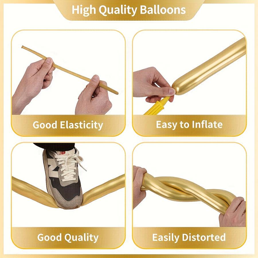 Balloon Quantity 20Pcs Golden
