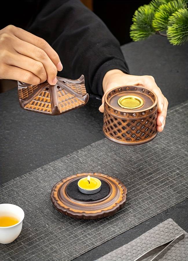 Incense Burner Style  Pavilion Palace Lantern Incense Burner