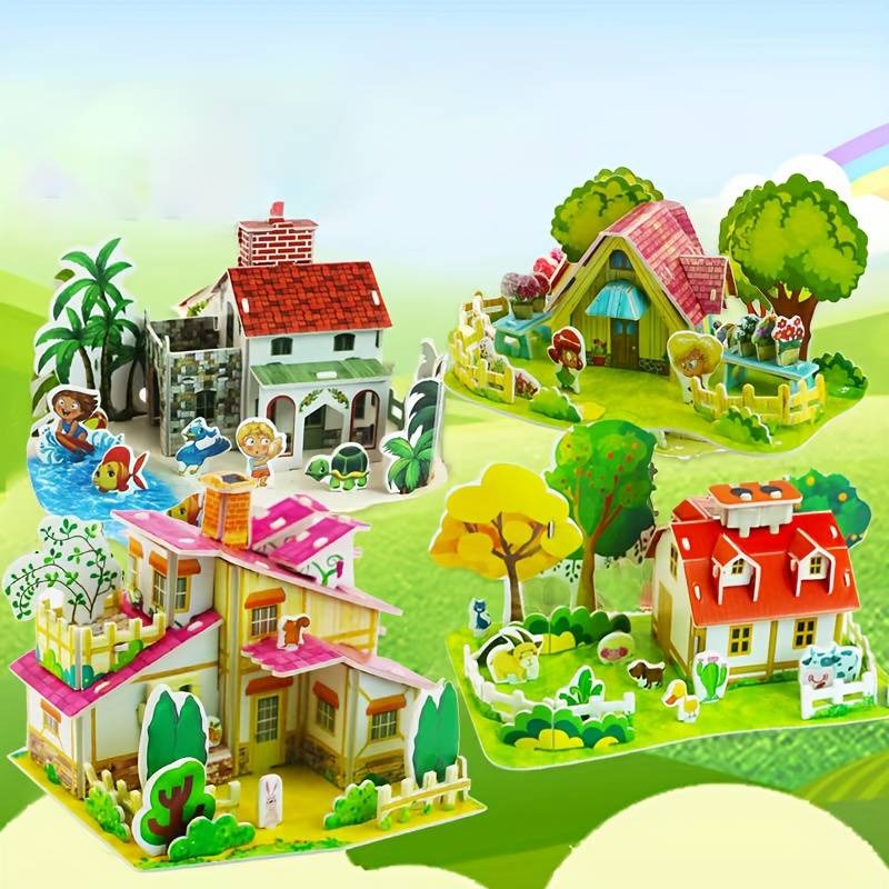 Building Toy Architectural Model Toy Set Style Farm