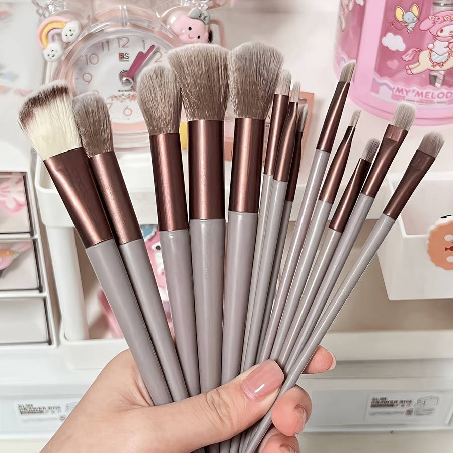 Makeup Brush Set Style Advanced Quantity13Pcs   Storage Bag