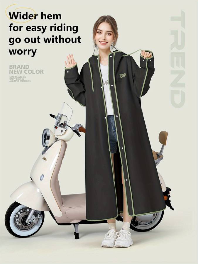 Raincoat Green Size Asian M