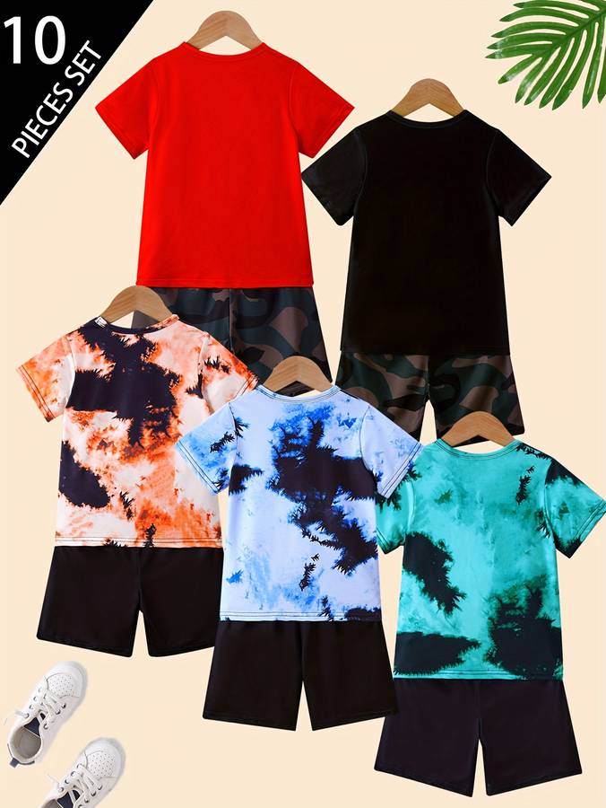 Boys T Shirt Color Mixed Color Size4-5Y