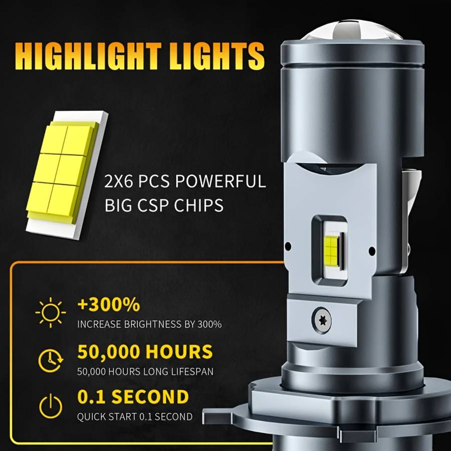 Car Lights Items 2Pcs Lefthand Drive
