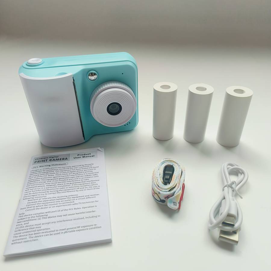 Printer Color Blue 12 Rolls Of Printer Paper Set