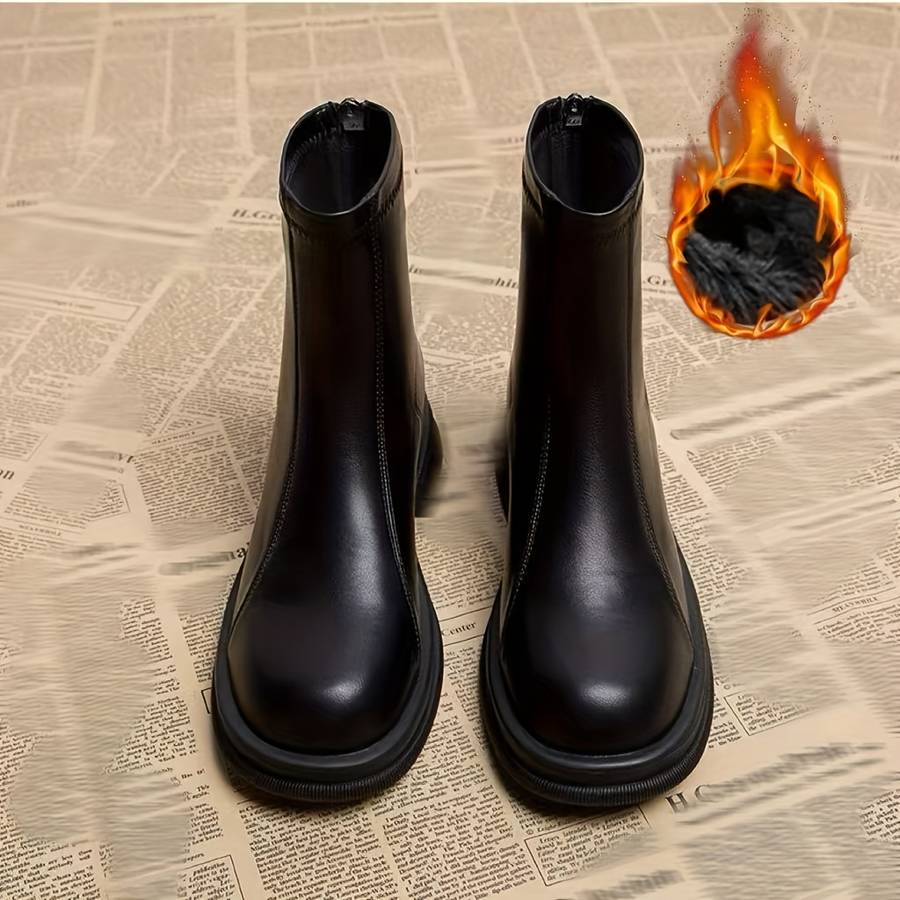 Women S High Heels Color Black Fleece Sizeuk 4