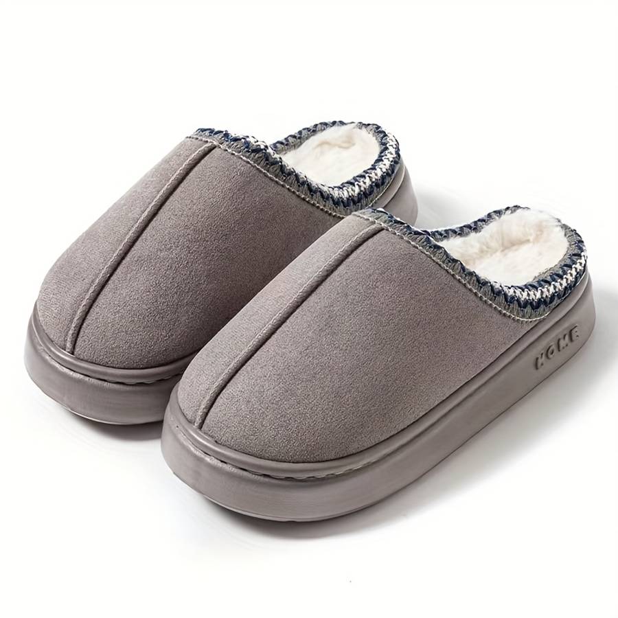 Cotton Slippers Color Grey Sizeuk 3.5-4