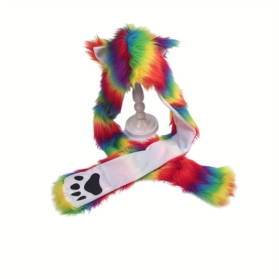 Hat Color Striped Colorful Bright Red