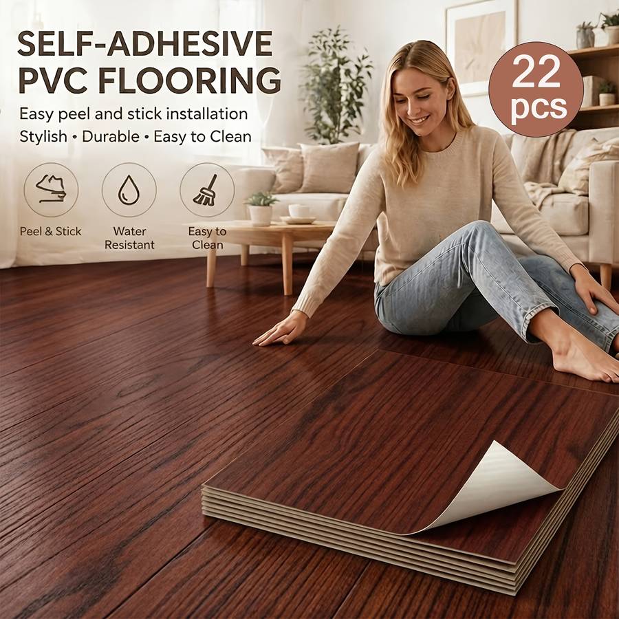 Self Adhesive Floor Stickers Gybdm40 30.5Cm*30.5Cm 22Pieces
