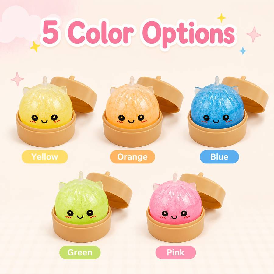 Squeezable Toys Color 2Pcs Set1 Soft Toy Steamer Kit