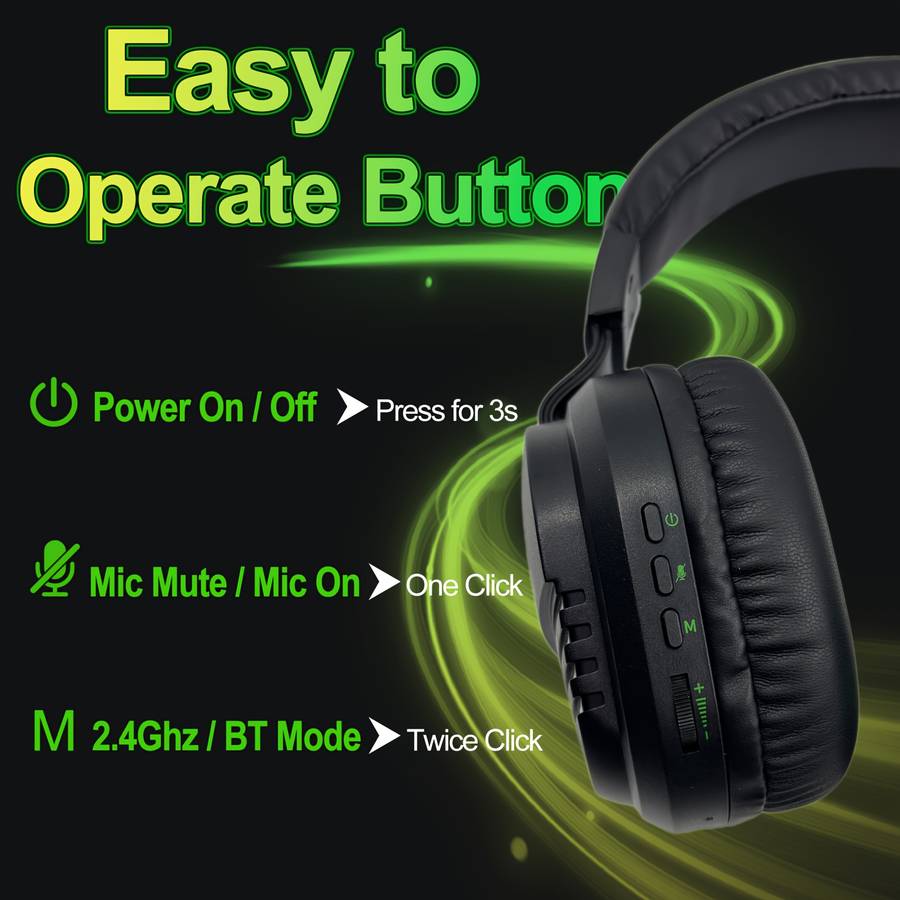 Headset Headphones Over Ear