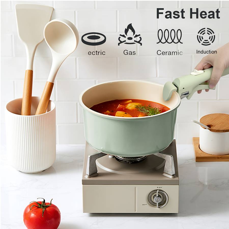 11Pcs Classic Deep Frying Pan Set