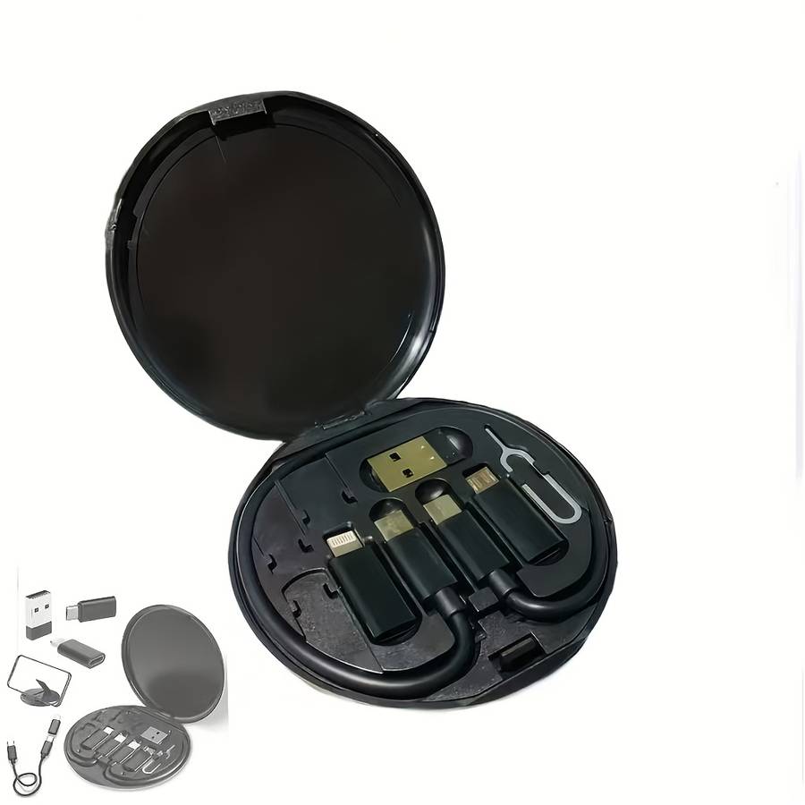 Charging Cable Color Cloud White 5 In 1 Fast Charging Kit Items5 In 1 Fast Charging Kit