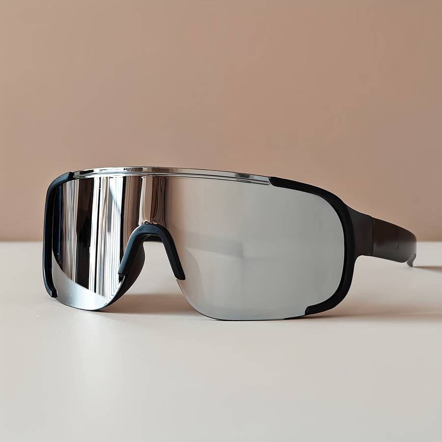 Cycling Glasses Color Black Frame White Mercury  Black Frame White Mercury