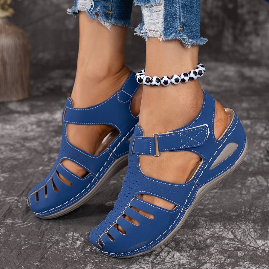 Flexible Premium Quality Shock Absorbing Lightweight Wedge Sandals All Season