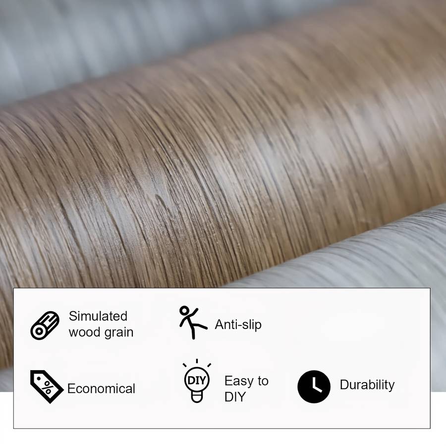 Self Adhesive Floor Stickers Dark Red 2 Rolls