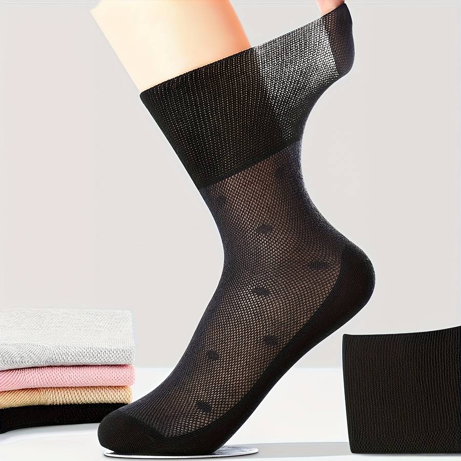 Women S Socks Color White 5 Pairs Size Onesize