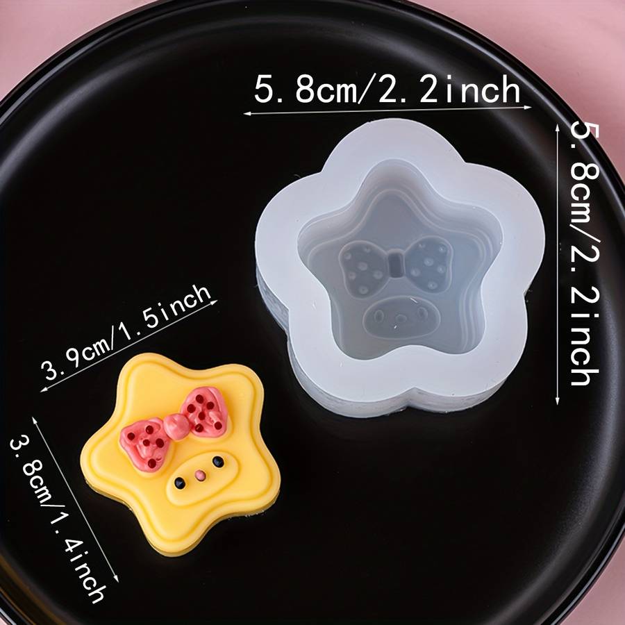 Suitable For Baking Molds Model Crease Star Silicone Mold