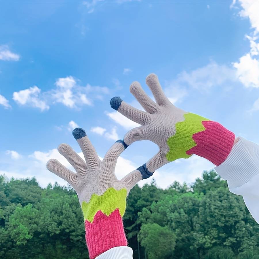 Gloves Color Pink