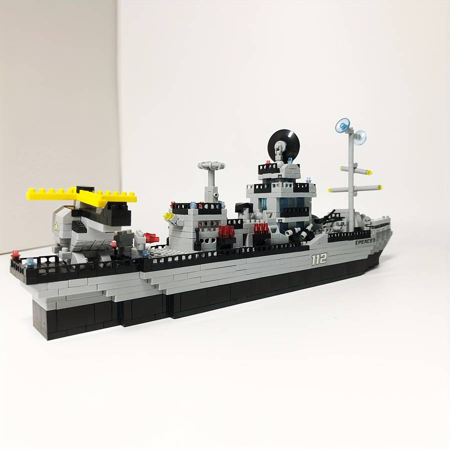 3D Jigsaw Puzzle Model Ship Color Blue Boat 800Pcs