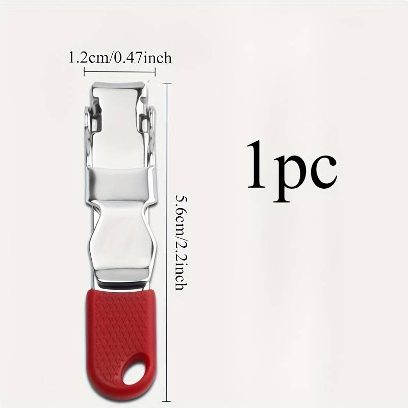 1pc Compact Folding Nail Clippers Hypoallergenic Sharp Metal Blade for Fingernails  Toenail
