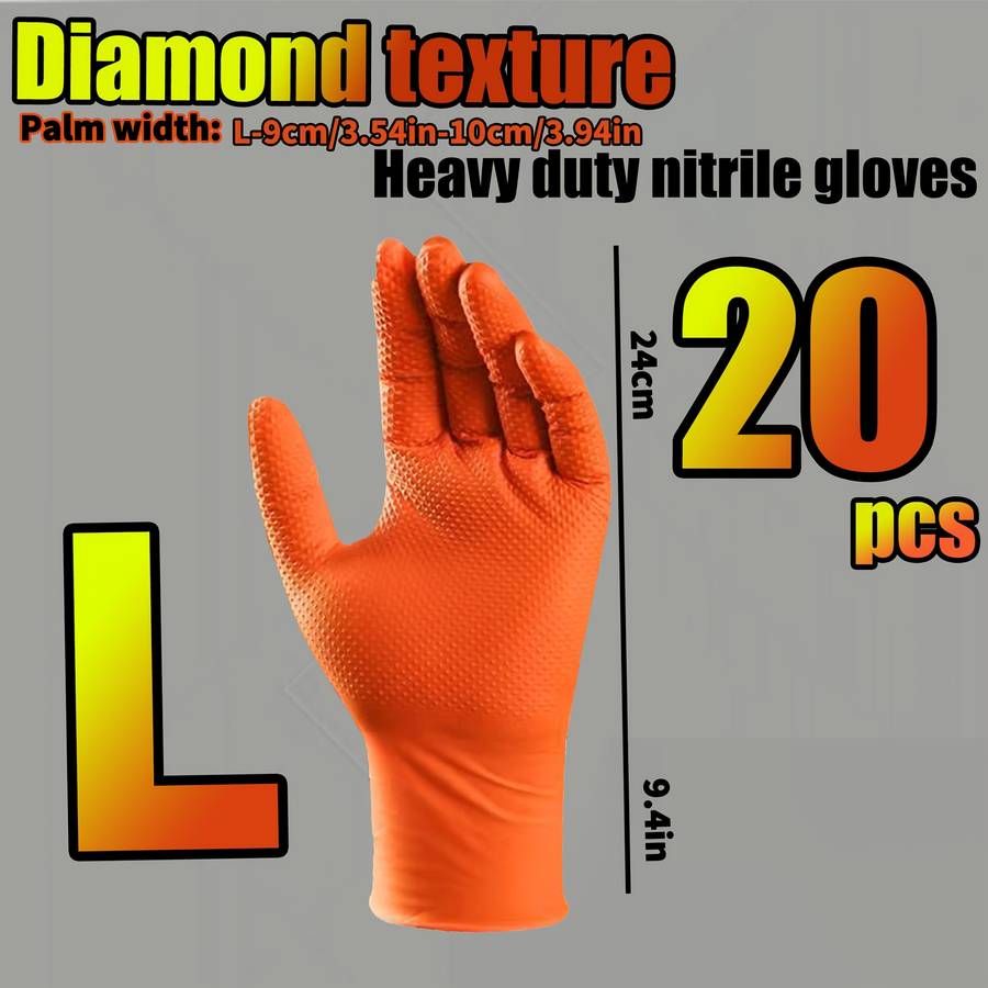 20pcs Size XL Household Cleaning Gloves