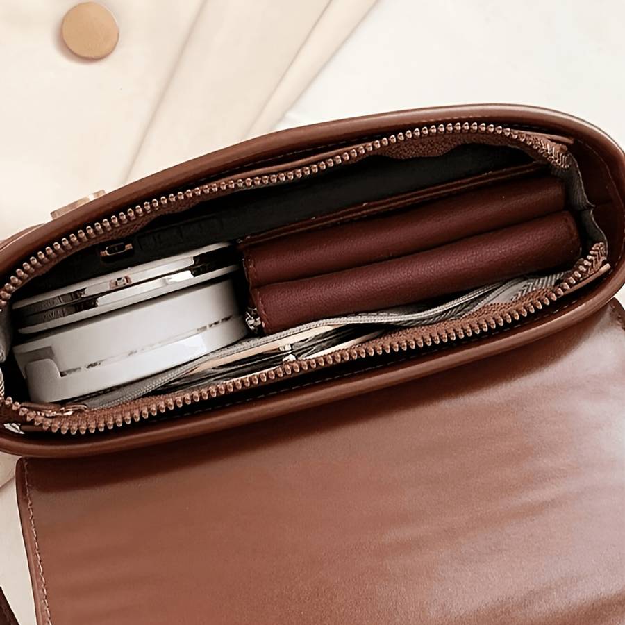 Women S Handbags White Brown