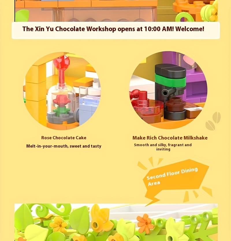 Building Toy Architectural Model Toy Set Style Without Box