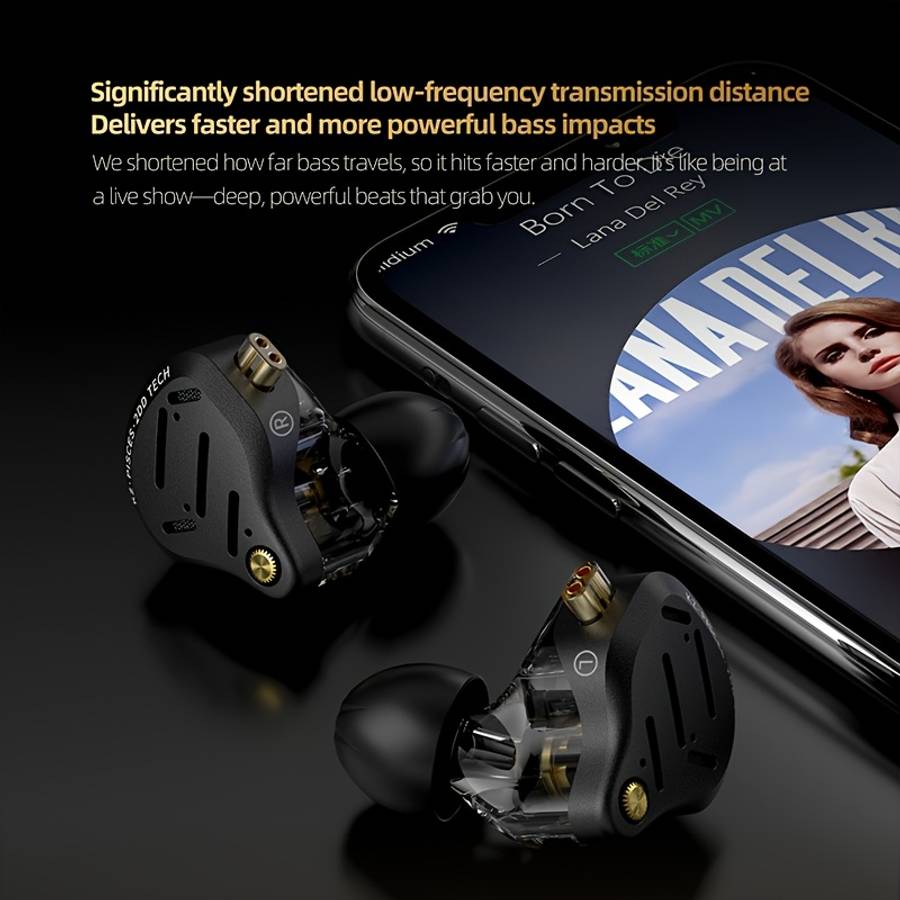 Wired Headphones Style No Switches 3.5 No Mic