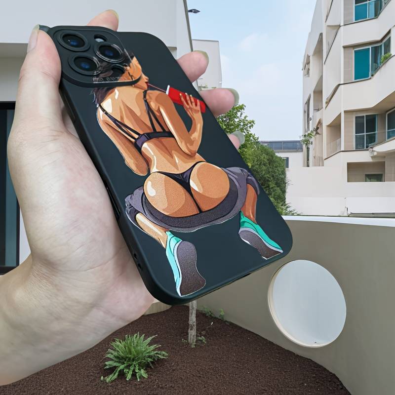 1Pc Black For iPhone 13 Pro Phone Case Phone Cover
