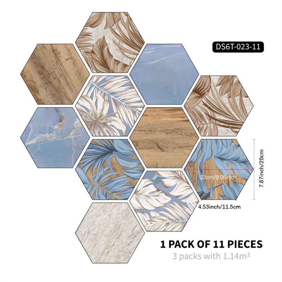 Self Adhesive Floor Stickers E 23.01X19.99Cm