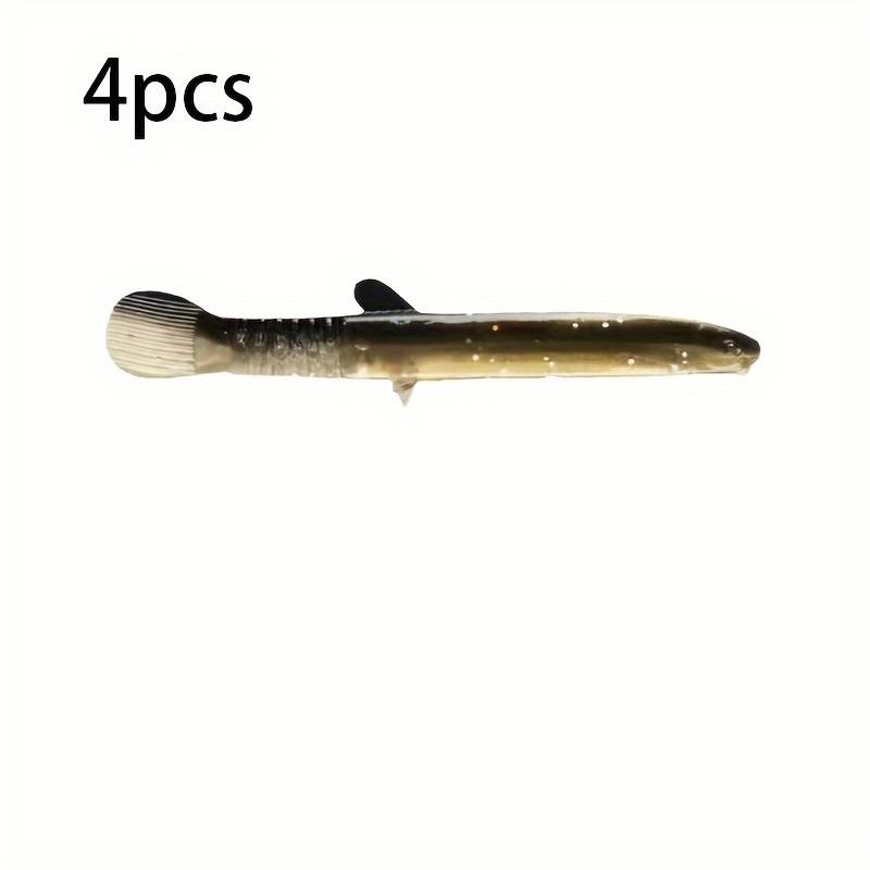 4pcs Small Loach Bait for Fishing Mandarin Fish Bass And Black Fish