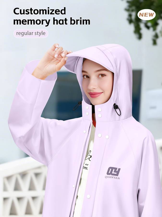 Raincoat Light Purple Size Asian M