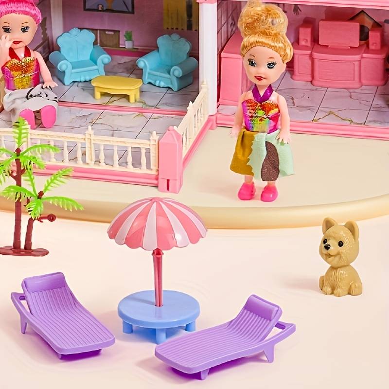 Toy Dolls color 1 Rooms Across 4 Stories