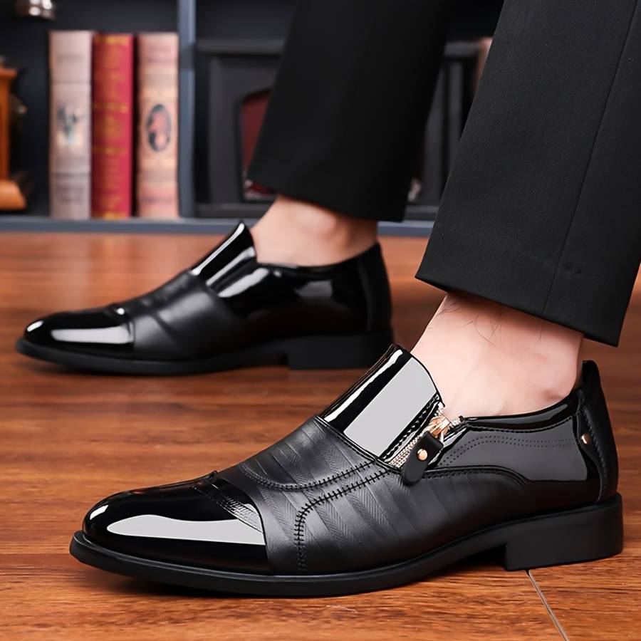 Mens Leather Shoes Color Classic Brown Sizeuk 10