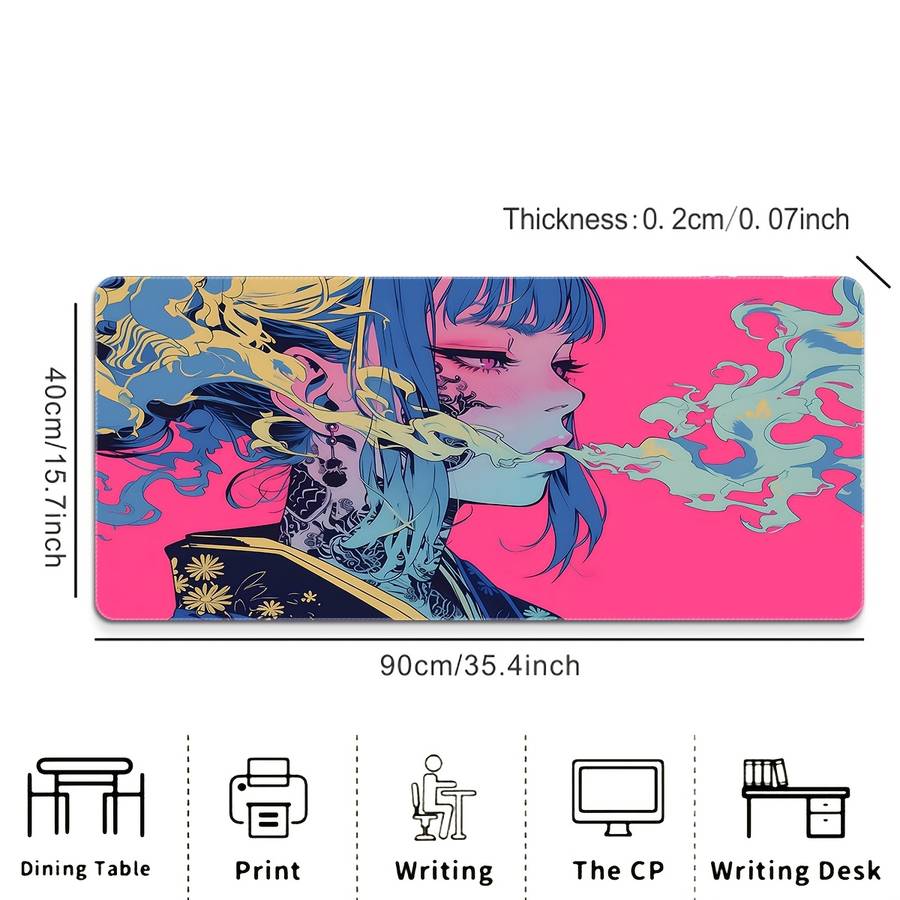 Mouse Pad Size 23.6X11.8Inch