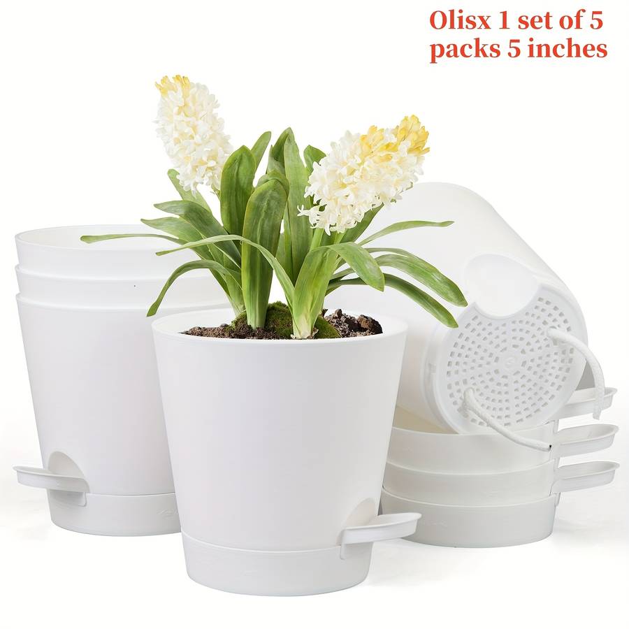 Flowerpot Color Olisx H1405 5 B Black