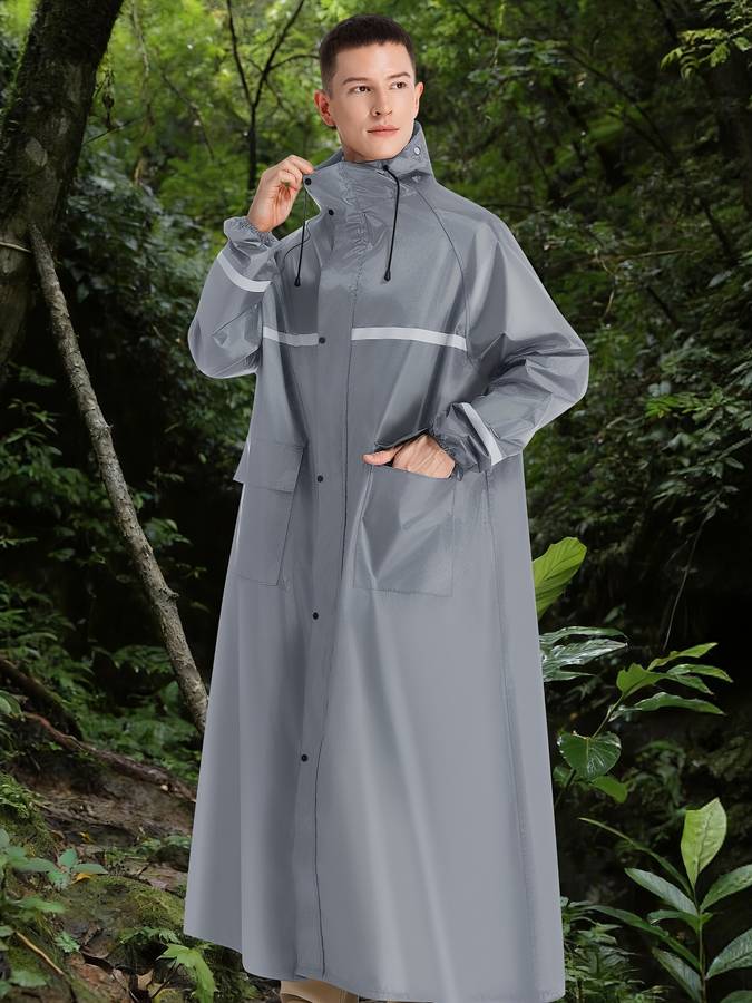 Raincoat Grey Size Uk M