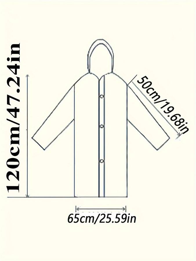 Raincoat Grey Size Onesize