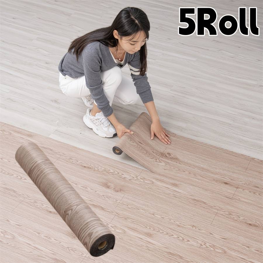Self Adhesive Floor Stickers Medium Cool Gray 5Roll