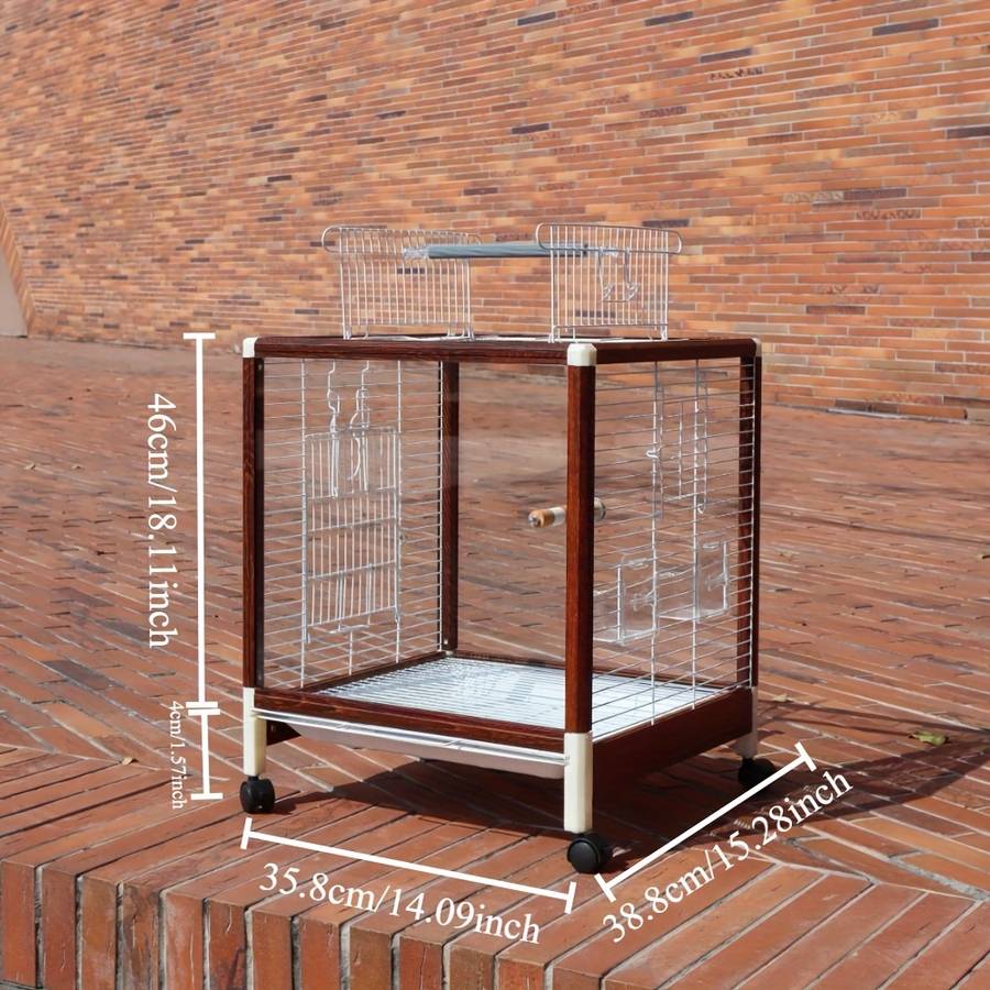Birdcage Color Aluminum Alloy Match To Wood
