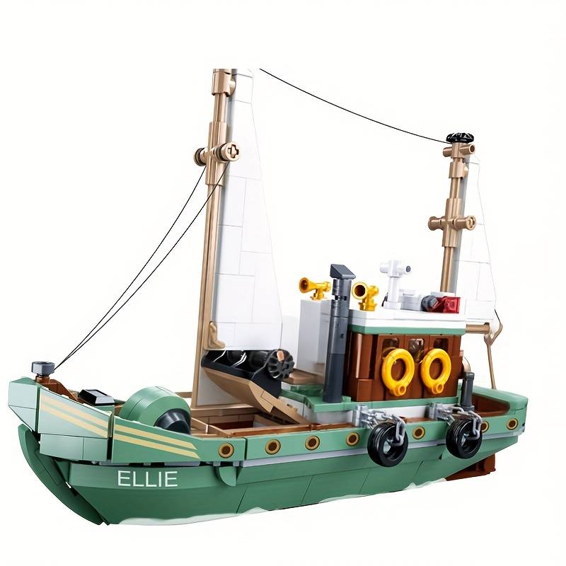 3D Jigsaw Puzzle Model Ship Style Fishing Boat