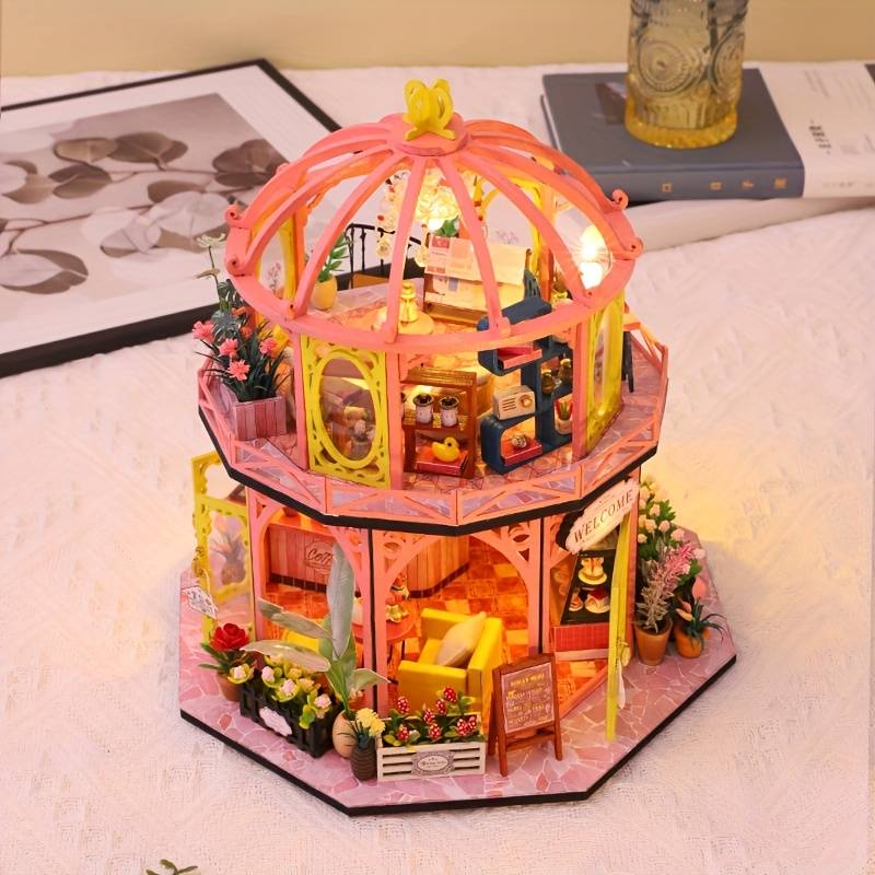 Building Toy Architectural Model Toy Set Style Yuejian Nuanuan