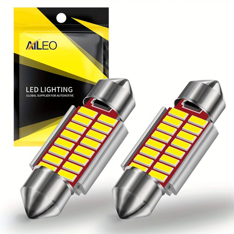 Car Lights Items 2Pcs16Smd36Mm