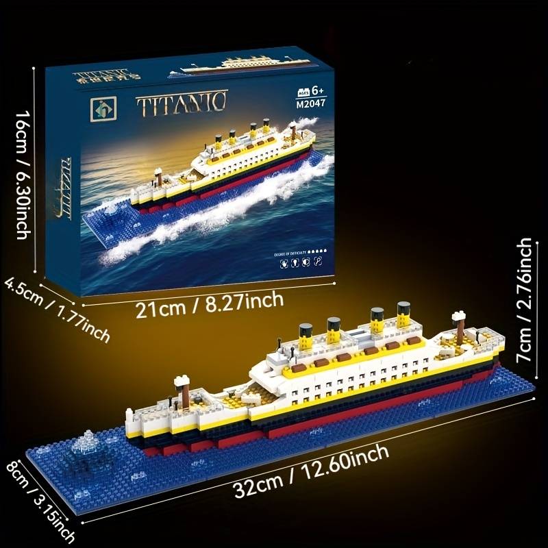 3D Jigsaw Puzzle Model Ship Style Medium Titanic M2047