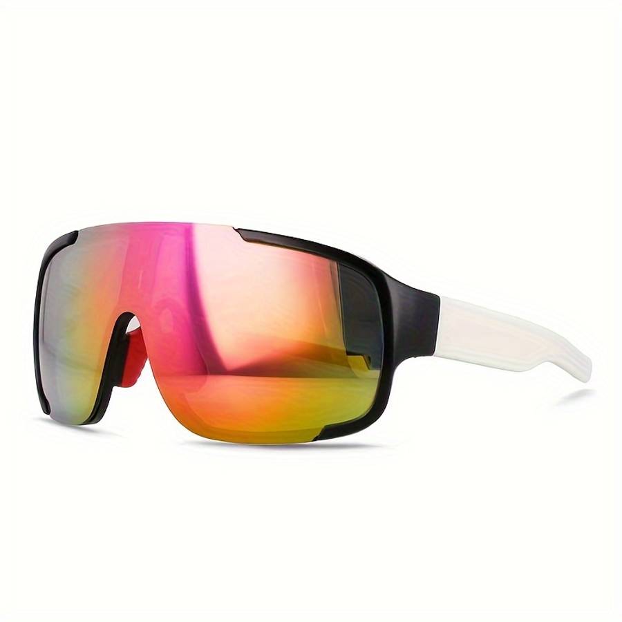 Cycling Glasses Color C5 White Black Red