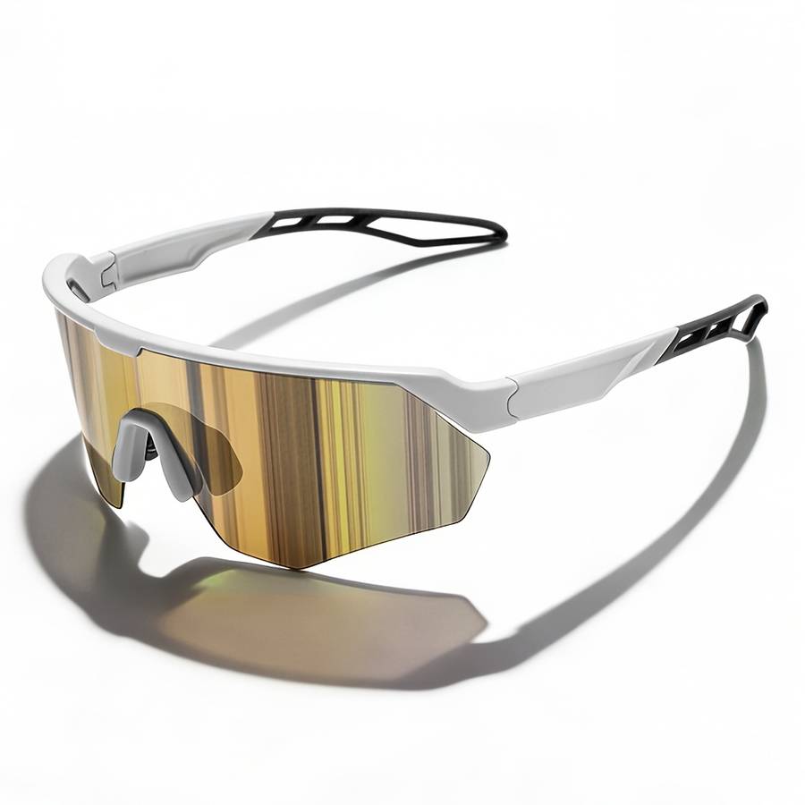 Cycling Glasses Color C6 White Glod