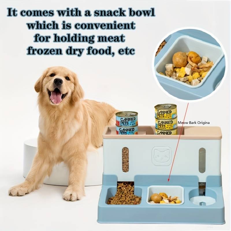 Pet Supplies Color Green Automatic Feeder Set