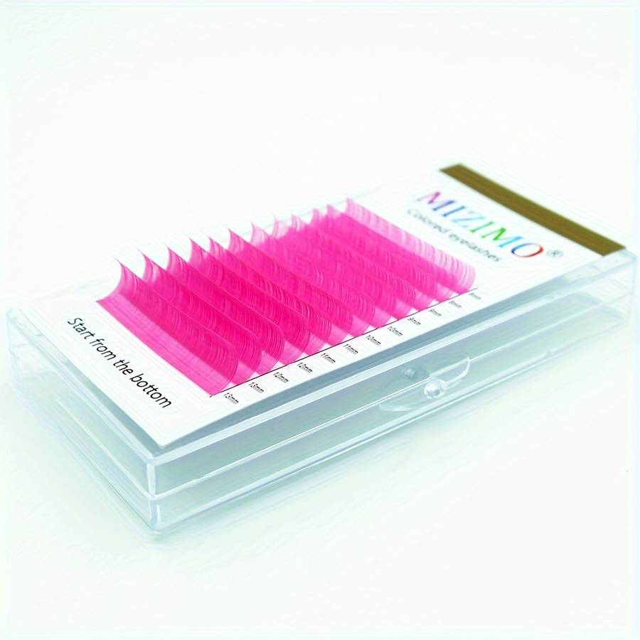 Luxury Natural Soft False Eyelashes Color Blue Size 007 D Mix8 13mm