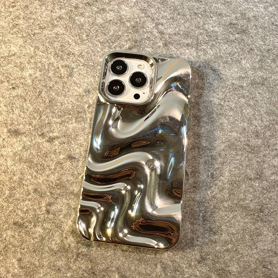 1Pc Silvery For iPhone 14 Pro Phone Case Phone Cover