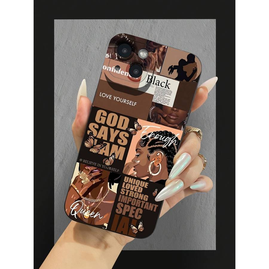 1Pc Black For iPhone 11 Phone Case Phone Cover